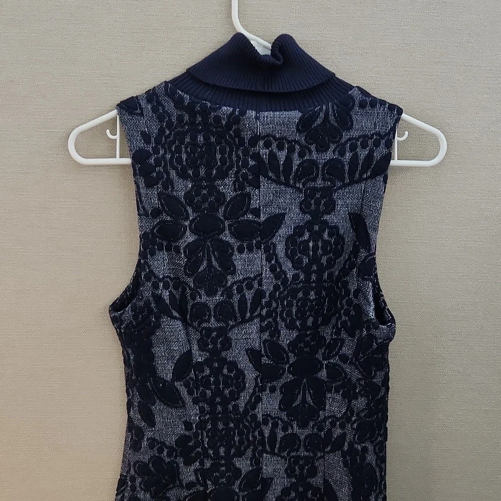 Maeve Ryder Jacquard Turtleneck Dress Size 4 - Picture 7 of 16